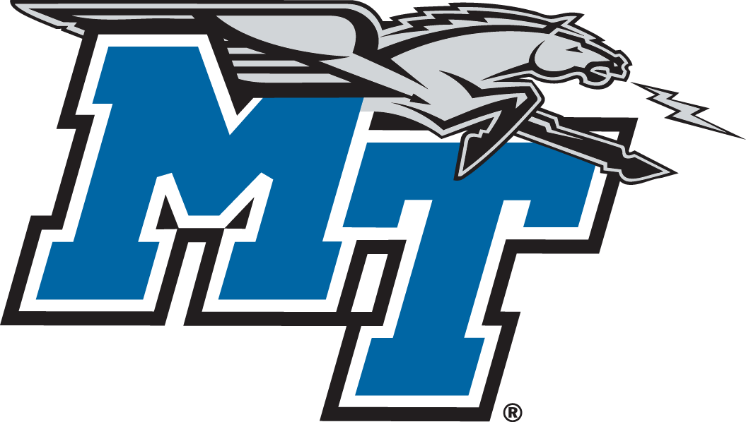 Middle Tennessee Blue Raiders 2007-Pres Primary Logo iron on transfers for T-shirts